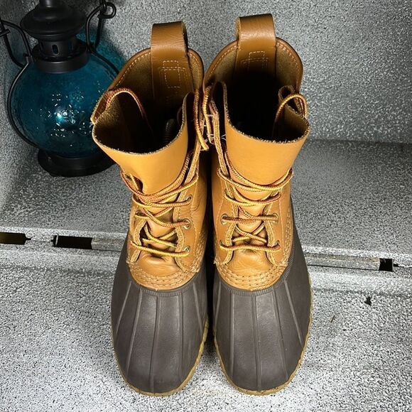 L.L. Bean Bean Boots Rubber Outdoor Rain Yard Boots Shoes Size 7 - Picture 4 of 7